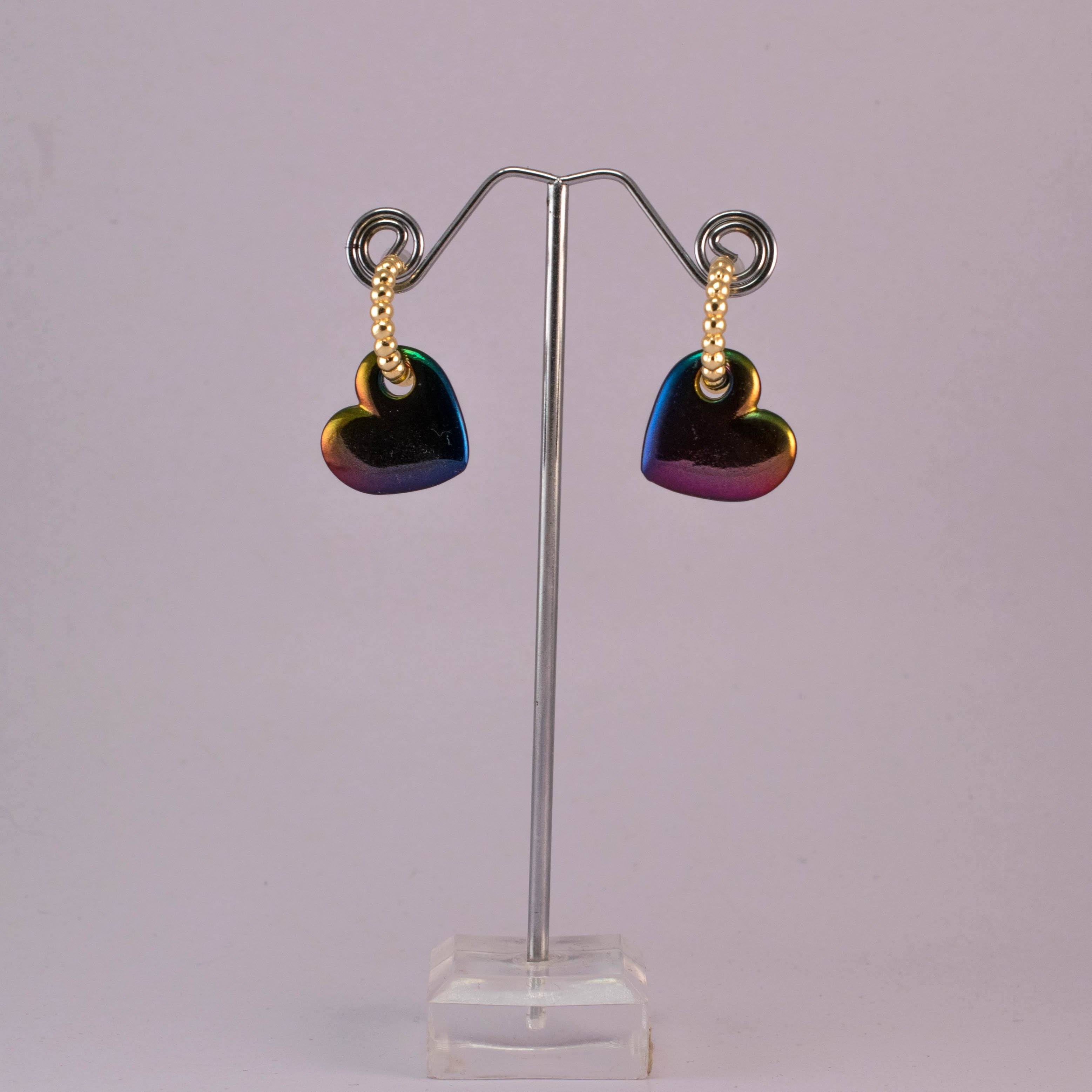 Vibrant Heart Earrings 25 - Client451