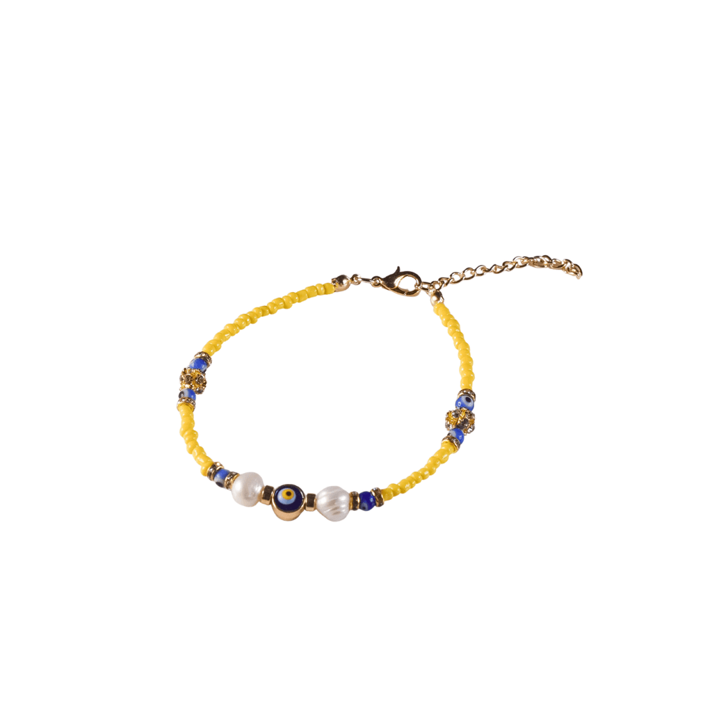 Evil Eye Pearl Anklet - Client451