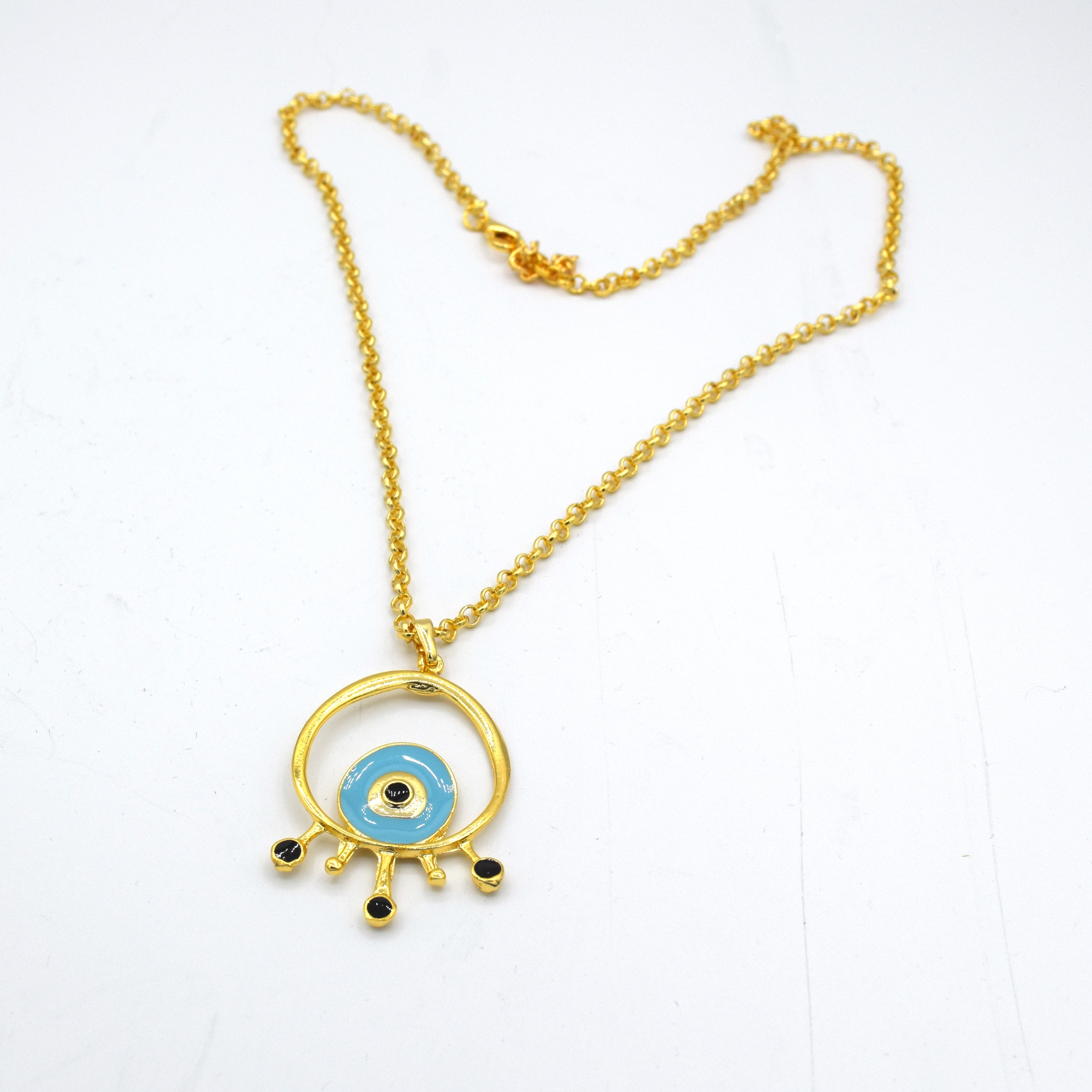 Evil Eye Necklace zee - Client451