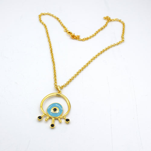 Evil Eye Necklace zee - Client451