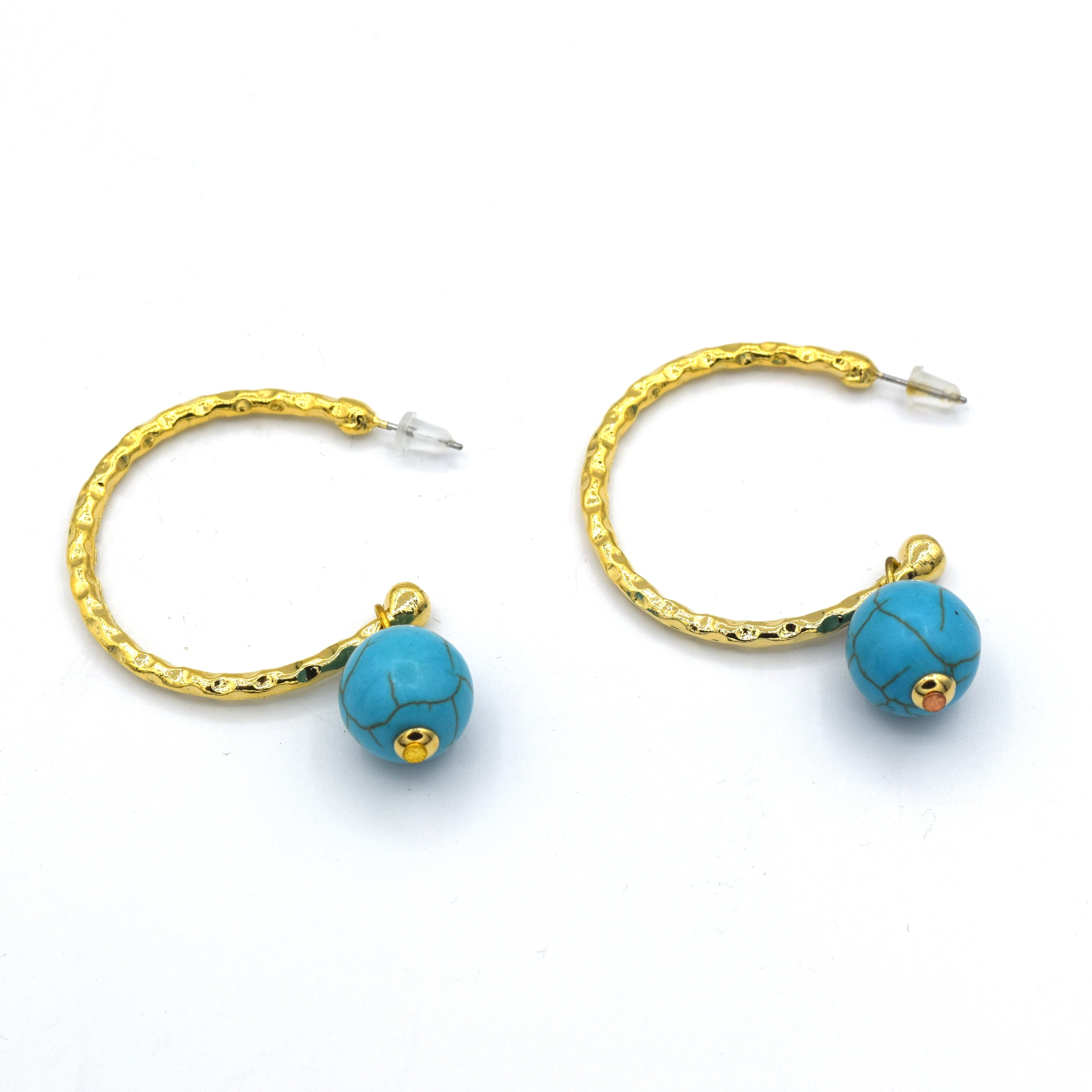 Turkuaz Ethnic Earrings - Client451