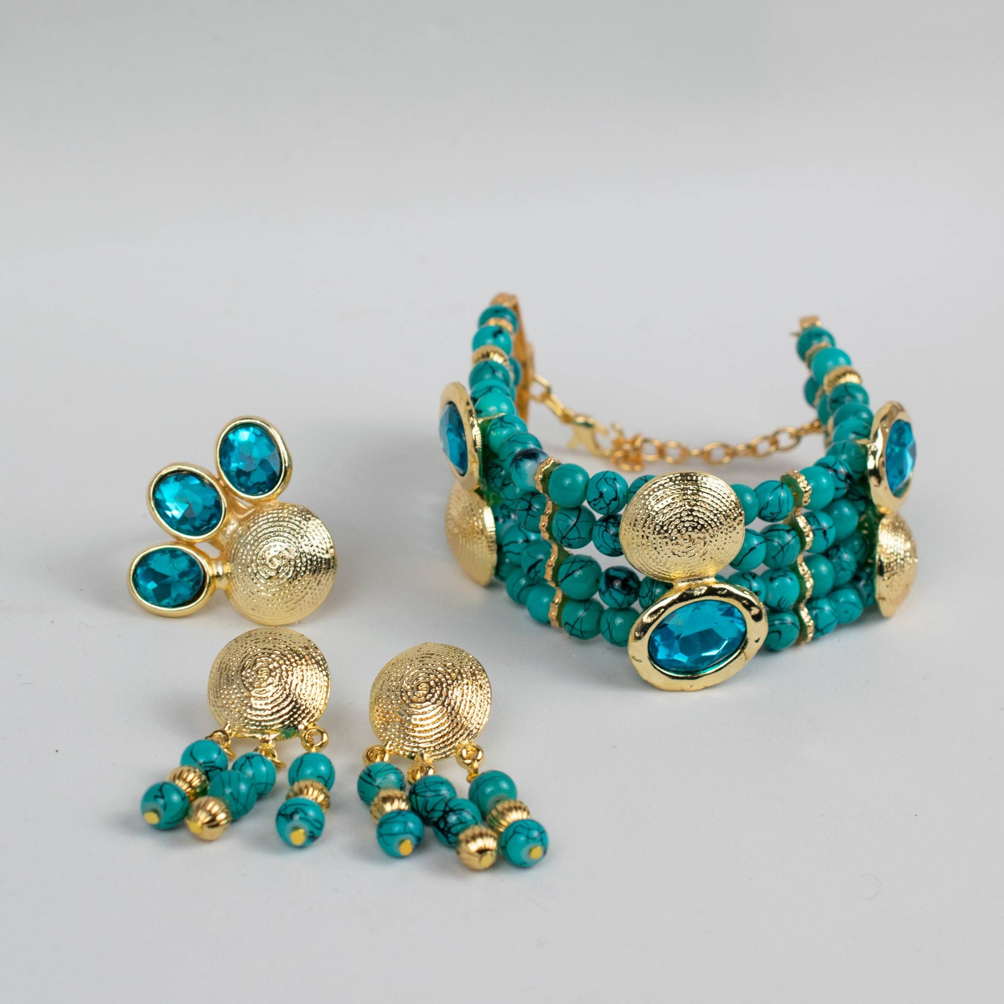 Turquoise Resmi Set - Client451