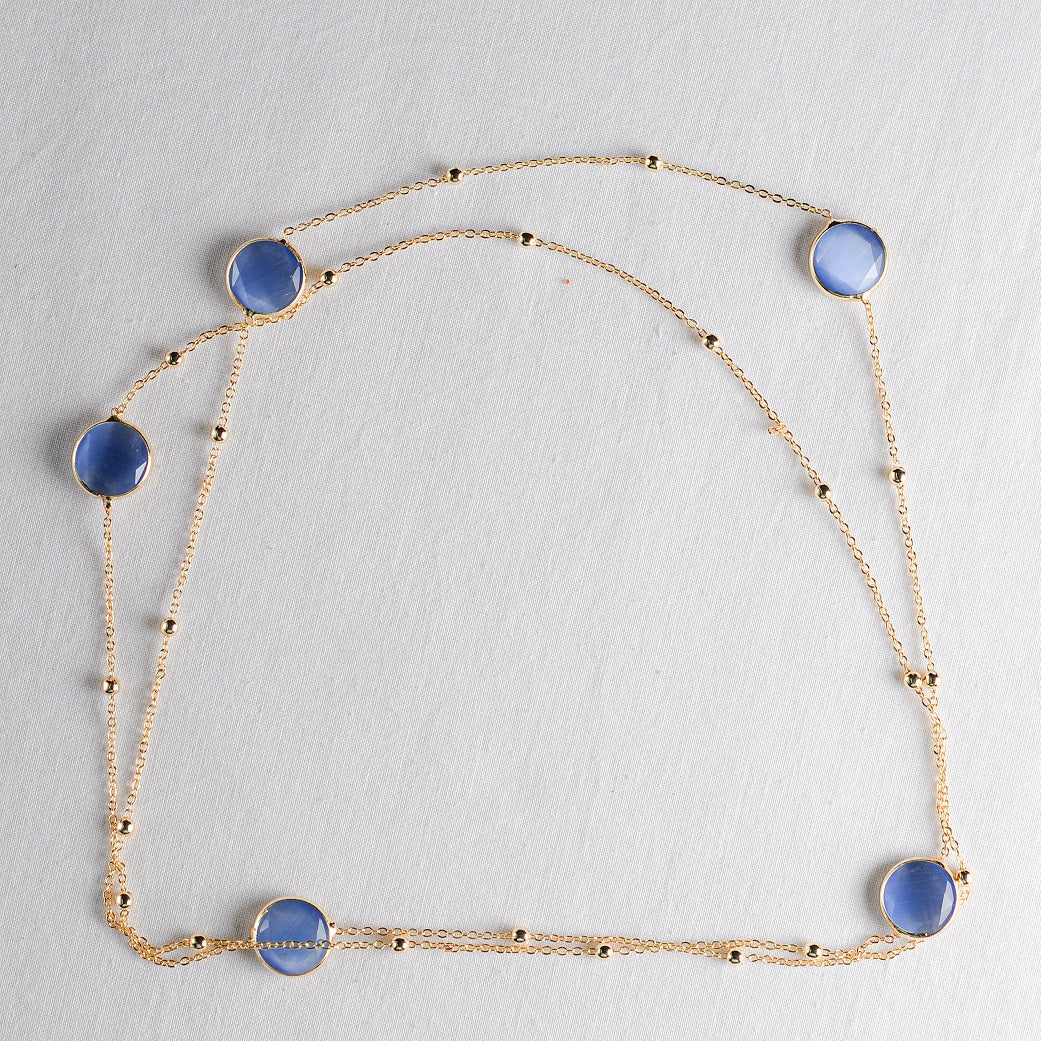 Long Stone Necklace - Client451