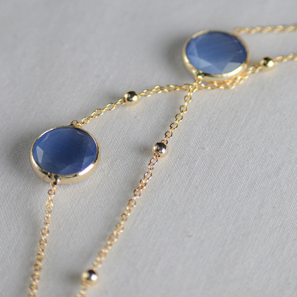 Long Stone Necklace - Client451