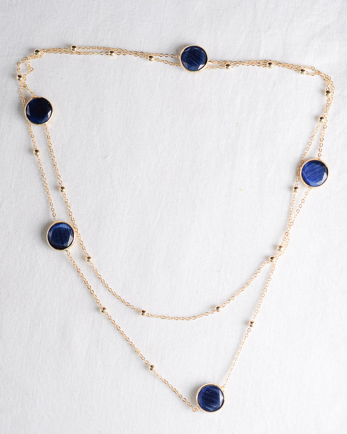 Long Stone Necklace - Client451