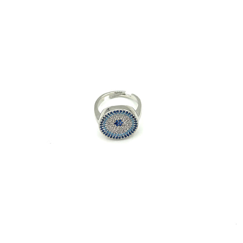 Evil Eye Ring (Silver) - Client451