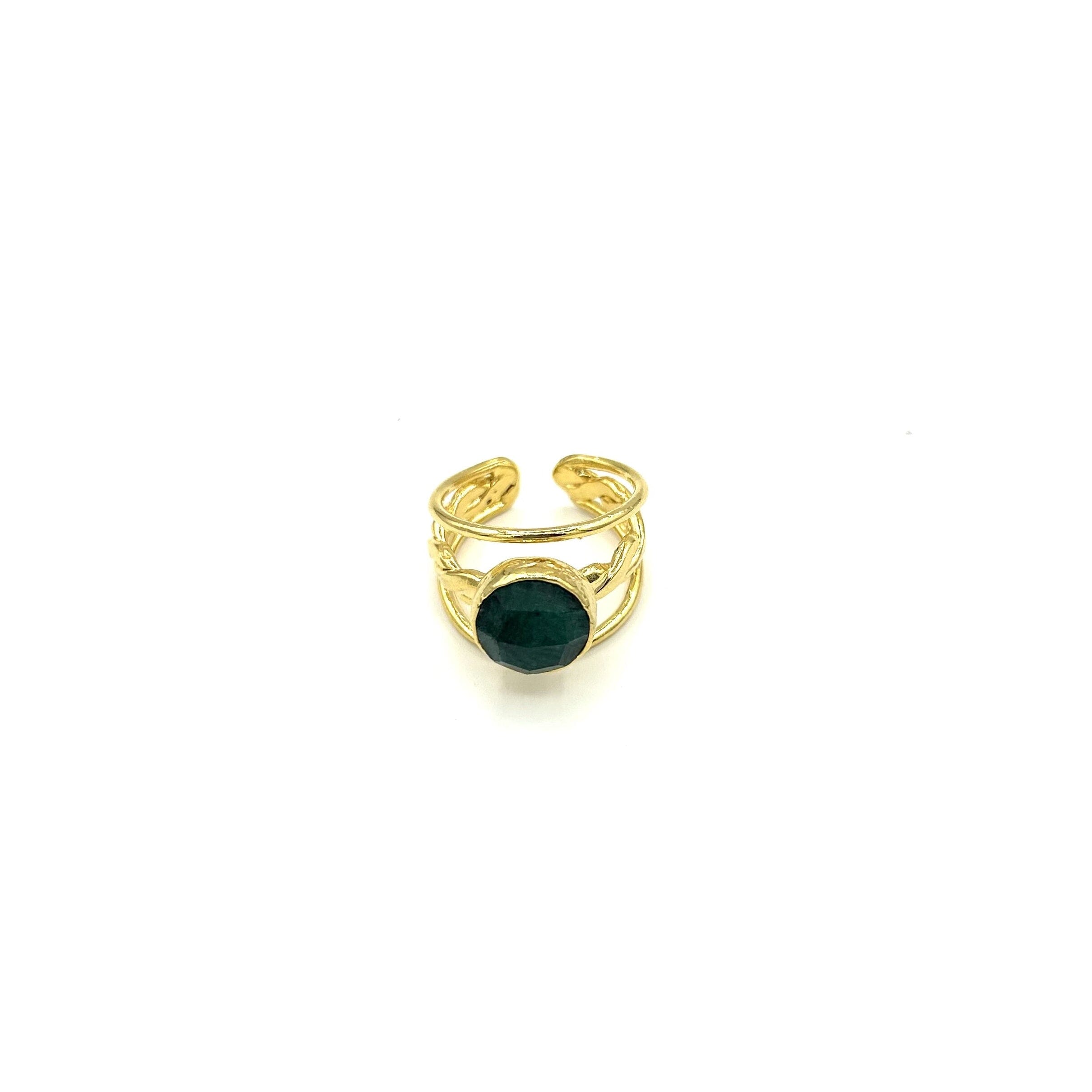 Multi-Band Green Ring - Client451