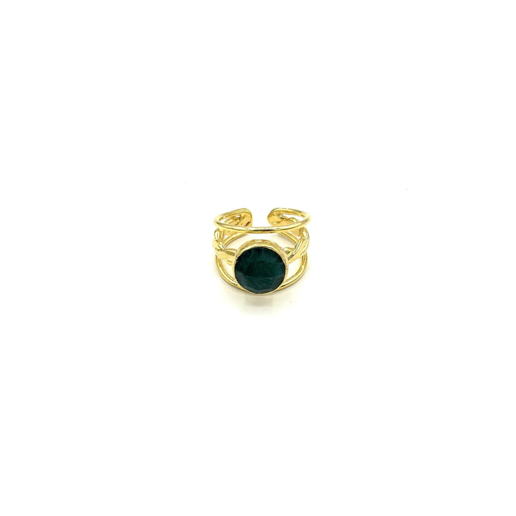 Multi-Band Green Ring - Client451