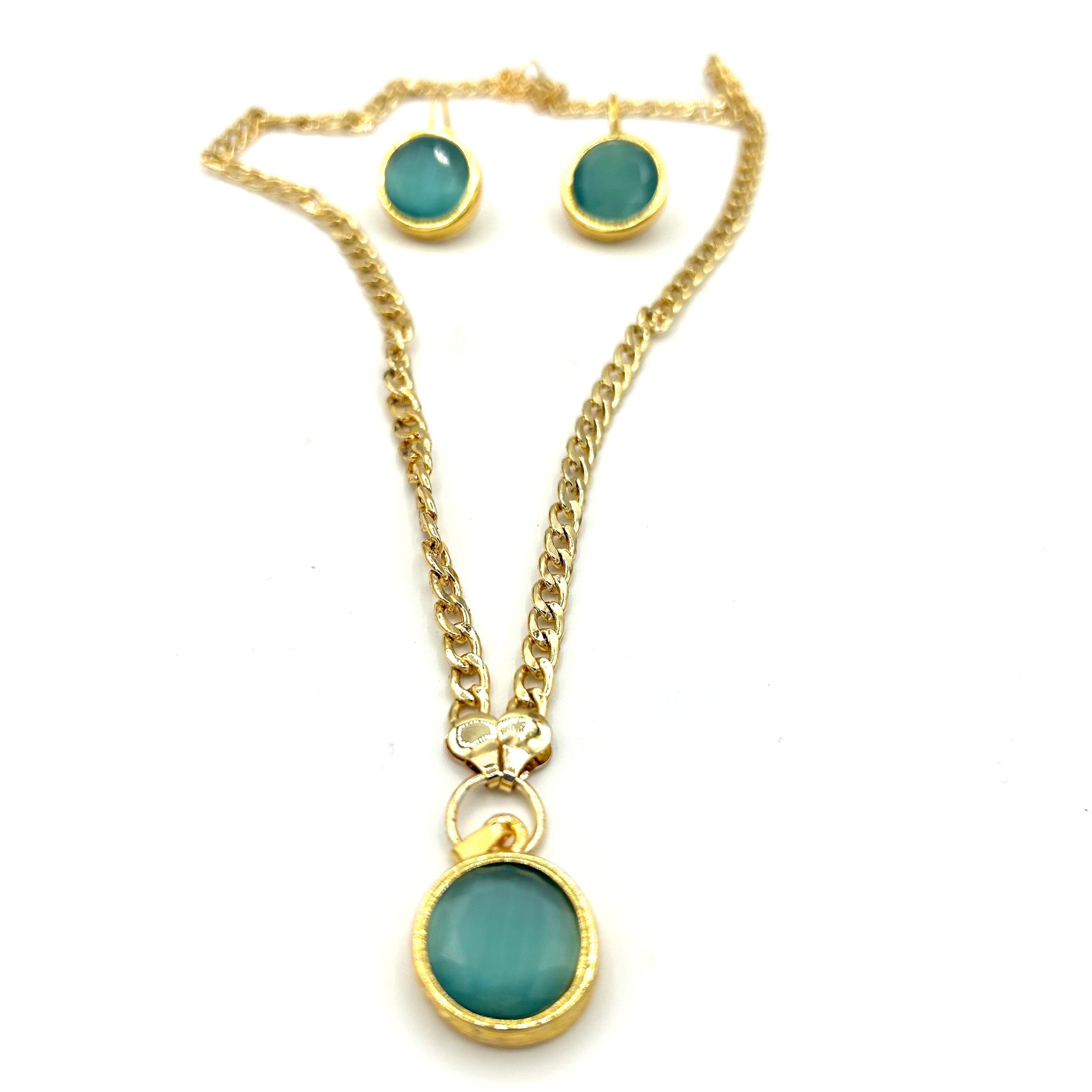 Stone Necklace Set - Client451