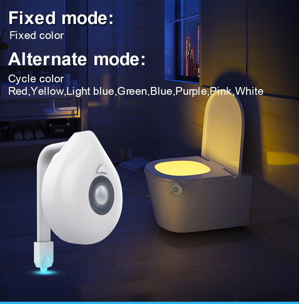 Toilet Night Light Motion-Sensor LED - Client451